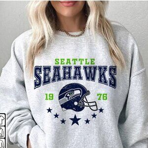 Seattle Seahawks Football NFL Team Logo Sports Fan Gear Sweatshirt 159